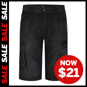Cargo Denim Shorts now $21