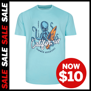  California Summer T-shirt now $10