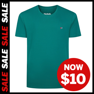 Green Embroidered Logo T-Shirt now $10