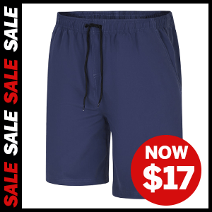 Plain Navy Swim Shorts now $17