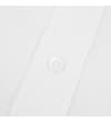 Thumbnail White shirt placket detail with white button.