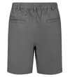 Thumbnail Back view of charcoal utility shorts with elasticated waist.