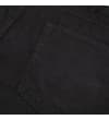Thumbnail Close-up of black jeans back pocket with stitched detail.