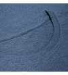 Thumbnail Close-up of the denim marl crew neckline.