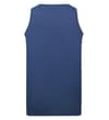 Thumbnail Back view of navy tank top.