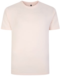 Bigdude Plain Crew Neck T-Shirt Pale Pink