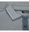 Thumbnail Close-up of the collar and placket with contrast tipping.