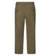 Thumbnail Light khaki chino pants flat back view.