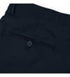 Thumbnail Close-up of navy trousers rear buttoned pocket.