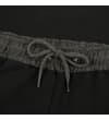 Thumbnail Close-up of charcoal drawstring waistband on black joggers.