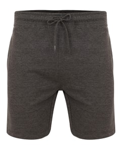 Bigdude Loop Back Jogger Shorts Charcoal