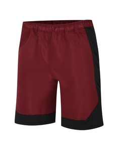 Bigdude Lightweight Active Gym Shorts Burgundy/Black