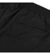 Thumbnail Back detail of black trousers with welt pocket and elastic waist.
