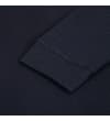 Thumbnail Close-up of navy ribbed cuff and textured sleeve.