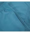 Thumbnail Close-up of side pocket seam on petrol blue swim shorts.