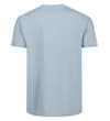 Thumbnail Back view of light blue short sleeve T-shirt.