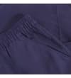 Thumbnail Close-up of navy shorts elasticated waist and side pocket.