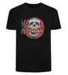 Thumbnail Black T-shirt with large skull and palm tree front print.