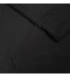 Thumbnail Close-up of black kangaroo pocket and ribbed cuff.