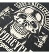 Thumbnail Close-up of the large skull and motorcycle graphic print.