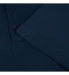 Thumbnail Close-up of navy henley sleeve and placket stitching.