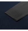 Thumbnail Close-up of the ribbed sleeve cuff on the navy knit.