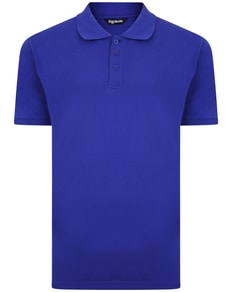 Bigdude Plain Polo Shirt Cobalt Blue