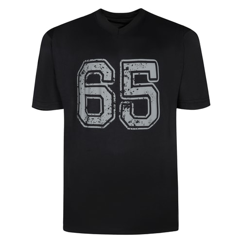 Bigdude Print Hockey Jersey Black