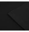 Thumbnail Close-up of black polo shirt sleeve hem.