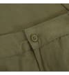 Thumbnail Waist button fastening detail on dark khaki pants.
