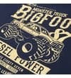 Thumbnail Close-up of the distressed Bigfoot monster truck print.