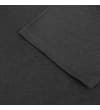 Thumbnail Close-up of the short sleeve cuff in charcoal fabric.