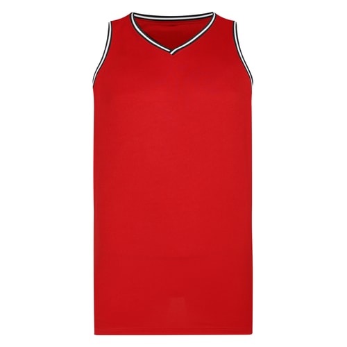 Bigdude Basketball Tank Top Cherry Red