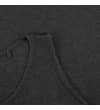 Thumbnail Charcoal tank top close-up with armhole and neckline.