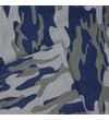 Thumbnail Close-up of hem stitching on camouflage tank top.