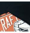 Thumbnail Close-up of black T-shirt sleeve and craft beer print.