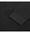 Thumbnail Close-up of charcoal polo sleeve cuff and placket detail.