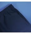 Thumbnail Navy swim shorts side detail with coin pocket.