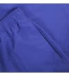 Thumbnail Close-up of cobalt swim shorts side pocket seam.