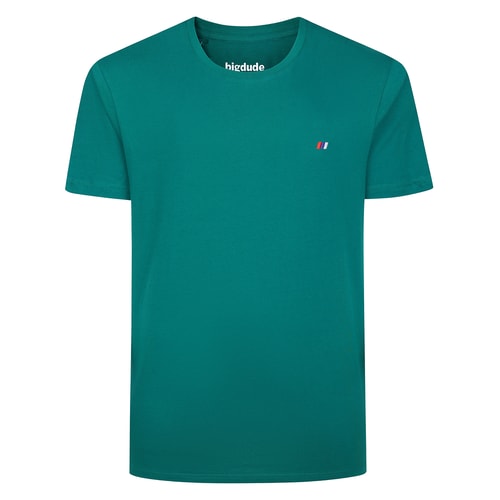 Bigdude Embroidered Logo T-Shirt Green