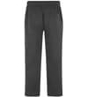 Thumbnail Charcoal open hem sweatpants, back view with rear pocket.