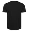 Thumbnail Black plain crew neck t-shirt, back view view