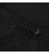 Thumbnail Close-up of black sweatpants drawstring waist and eyelet.