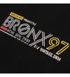 Thumbnail Close-up of the black T-shirt Bronx 97 chest print.