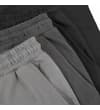 Thumbnail Close-up of side pockets on black, charcoal and grey shorts.