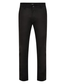 Bigdude Stretch Chino Trousers Black