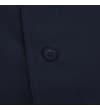Thumbnail Close-up of navy polo placket with tonal button detail.