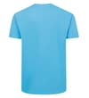 Thumbnail Blue plain T-shirt shown from the back.