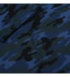 Thumbnail Close-up of the navy camo fabric and sleeve seam.