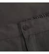 Thumbnail Close-up of charcoal shorts button fastening at waist.